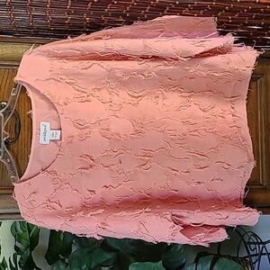 Peck & Peck Coral Boxy Top Size Medium
